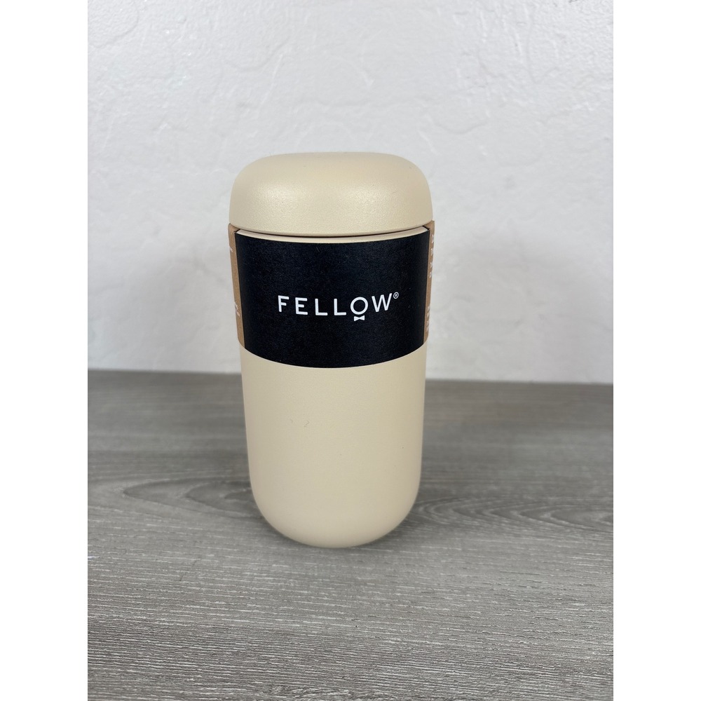 Fellow Carter Move Mug 12oz Sand Dune Insulated Travel Coffee Tumbler NEW